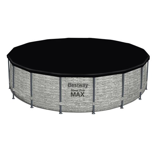 Kit Piscine Tubulaire   Steel Pro Max  488 X 122 Cm  Ronde Livrée Avec Pompe De Filtration