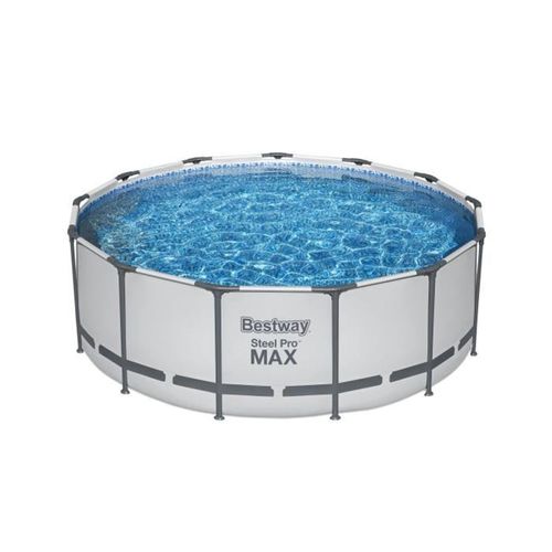 Piscine Hors-sol Ronde Acier 3,96 X 1,22 M Avec Pompe Filtre 32 W