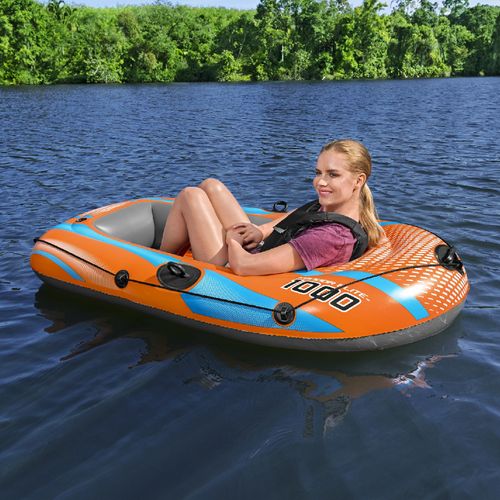 Bateau Gonflable Individuel   Kondor Elite 1000 Raft 162x96x20 Cm Avec Poignées Et Sol Gonflable