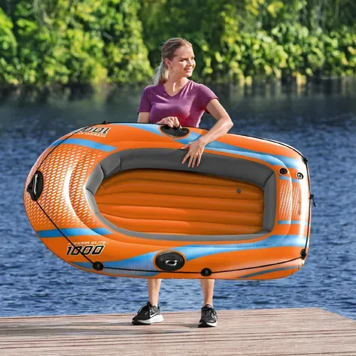 Bateau Gonflable Individuel   Kondor Elite 1000 Raft 162x96x20 Cm Avec Poignées Et Sol Gonflable