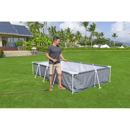 Piscine Cadre Rectangulaire 366 X 201 X 66 Cm – Acier, Liner Duraplus™