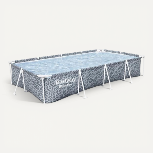 Piscine Cadre Rectangulaire 366 X 201 X 66 Cm – Acier, Liner Duraplus™