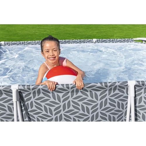 Piscine Cadre Rectangulaire 366 X 201 X 66 Cm – Acier, Liner Duraplus™