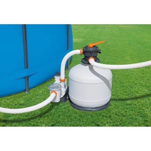 Filtre à Sable Flowclear™ 11 355 L/h + Préfiltre Compatible Toutes Piscines De 1 100 à 66 600 L