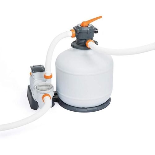 Filtre à Sable Flowclear™ 11 355 L/h + Préfiltre Compatible Toutes Piscines De 1 100 à 66 600 L