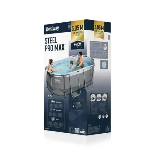 Piscine Tubulaire Ovale Steel Pro Max 305 X 200 X 84 Cm 5614a