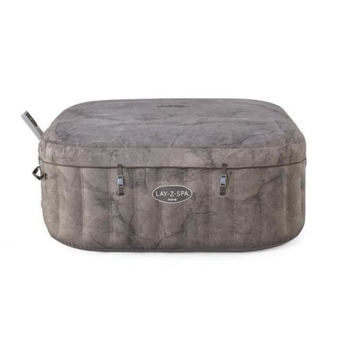 Spa Gonflable Carré 4 à 6 Places, 140 Airjets, Wi-fi Et Isolation Energysense