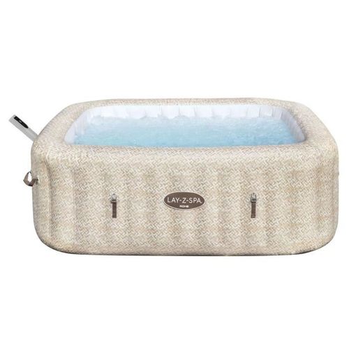Spa Gonflable Carré Rome 5–7 Places - 180 Airjet, Pompe Ultrafit, Wi‑fi