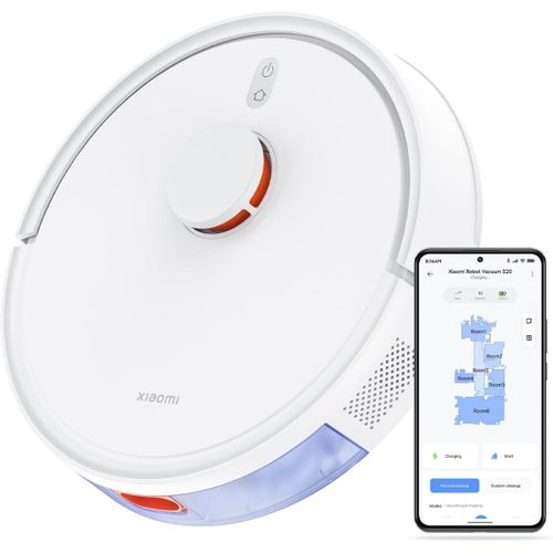 Aspirateur/laveur Robot Connecté S20 White