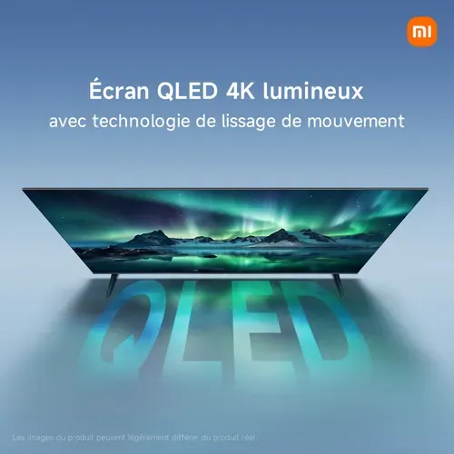 Téléviseur UHD 4K QLD 55'' XIAOMI 139cm ELA5974EU Noir vue d'ambiance 1