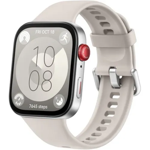 Watch Fit 3 Moon White - Écran 1,82" Amoled, Gps, 10 Jours D'autonomie
