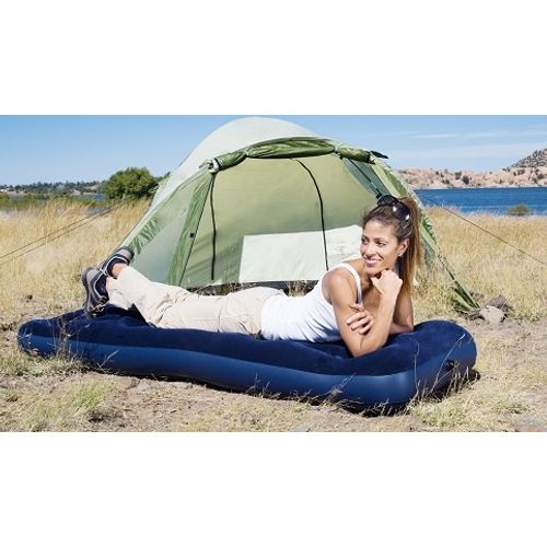 Matelas Gonflable 1 Place 183 x 76 cm Avec Pompe Intégrée