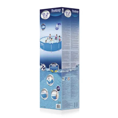 Piscine Hors-sol Tubulaire   Steel Pro 366x76 Cm