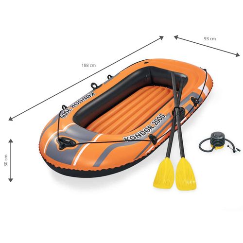 Bateau gonflable Kondor 2000 Set 188x98 Cm 61062
