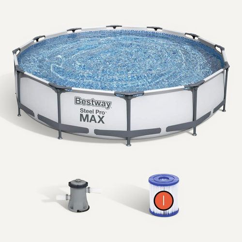 Ensemble De Piscine Steel Pro Max 366x76 Cm