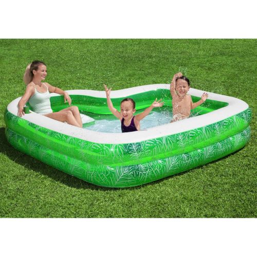 Piscine Gonflable Autoportante Pour Enfants Tropical Paradise 231x231x51 Cm