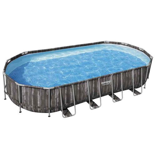 Ensemble De Piscine Ovale 7,32x3,66x1,22 M