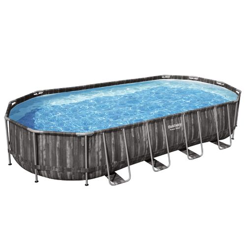 Ensemble De Piscine Ovale 7,32x3,66x1,22 M