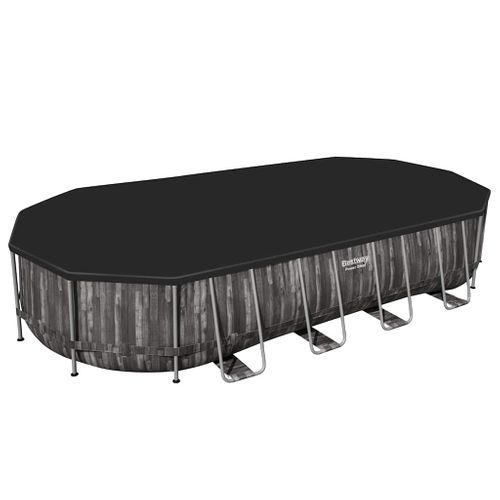 Ensemble De Piscine Ovale 7,32x3,66x1,22 M