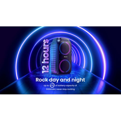 Party Rocket 160 - Enceinte Portable Bluetooth 160 W, Noire