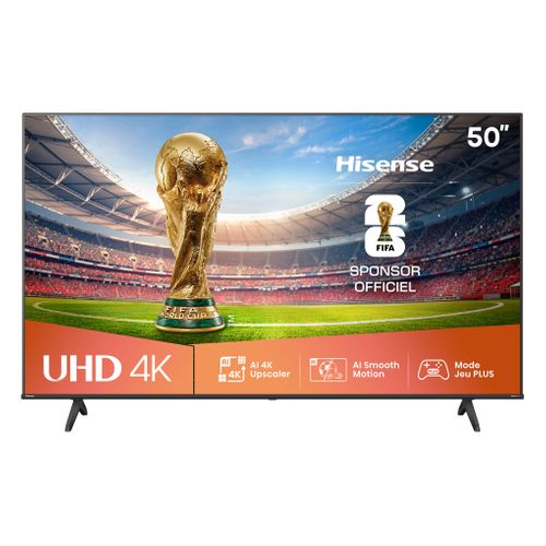 Téléviseur Uhd 4k 50'' 126cm Hisense 50a6q Noir