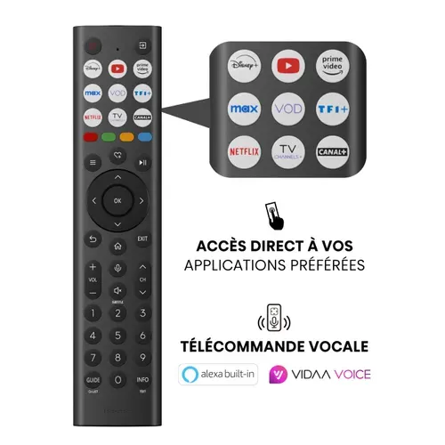 Téléviseur QLED 100'' 253 cm HISENSE 100E7Q PRO