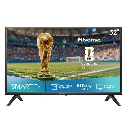 Téléviseur HD 32'' 80cm HISENSE 32A4Q Noir