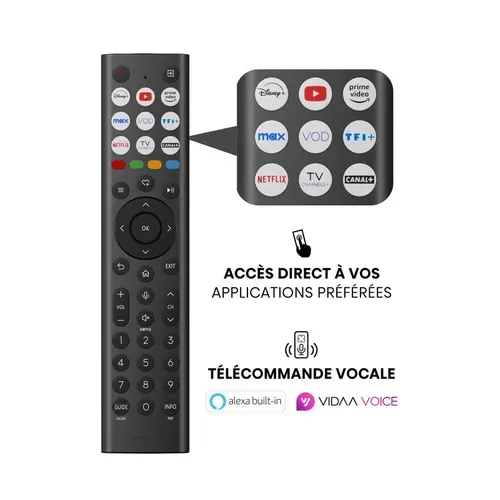 Téléviseur 4K QLED 65'' 164 cm HISENSE 65A76Q vue détaillée