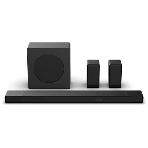 Barre De Son - Ax5140q - 5.1.4 Canaux - Dolby Atmos et Dts:x - 520w - Caisson Et Enceintes Arriere S