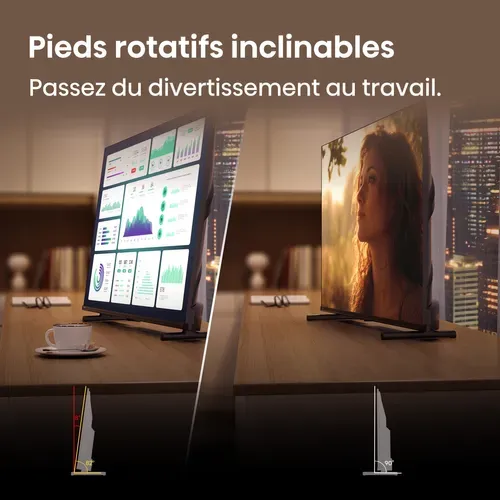Téléviseur QLED 40'' 100 cm HISENSE 40A5S Smart TV - QLED - Noir
