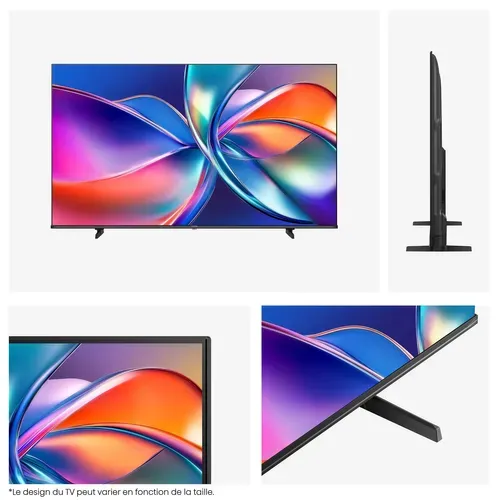 Téléviseur 4K QLED 85'' 215 cm HISENSE 85E7S vue détaillée