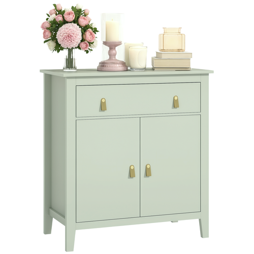 Buffet Salon, Meuble De Rangement Avec Tiroir, 2 Porte, étagère ...