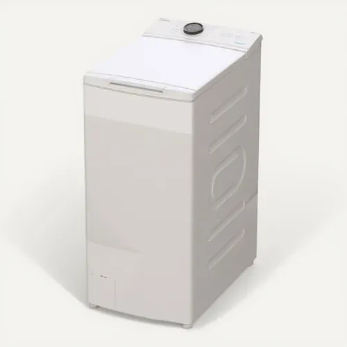 Lave-linge top MIDEA MF100T80B/W-FR 8kg Blanc vue de face