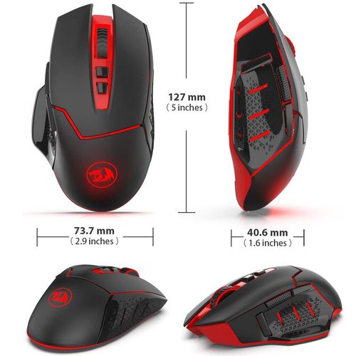 Souris Gamer Mirage (m690) Sans Fil / Wireless 7 Boutons, 4800 Dpi, Optique, Recepteur Usb