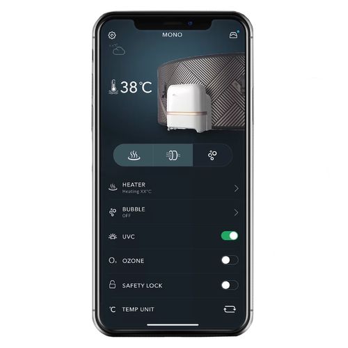 Spa Gonflable Connecté Rond D. 173cm Naval - 6 Places