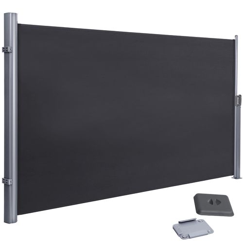 2 X 3 M (h X L), Store Latéral, Brise-vue Rétractable, Paravent, Gris