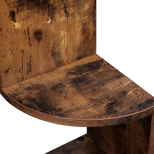 Étagère D'angle, Style Industriel, Étagère Murale, Étagère En Forme Zigzag Vintage