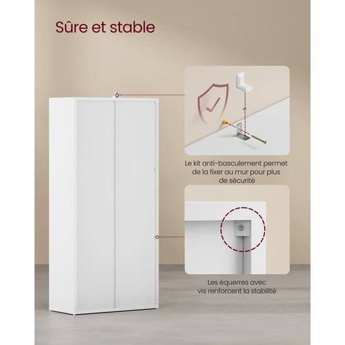 Bibliothèque, Étagère Cube, Meuble De Rangement Pour Enfant, Pour Salon Blanc