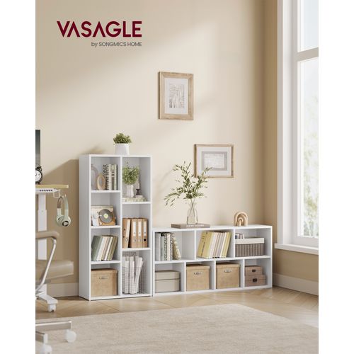 Bibliothèque, Étagère Cube, Meuble De Rangement Pour Enfant, Pour Salon Blanc