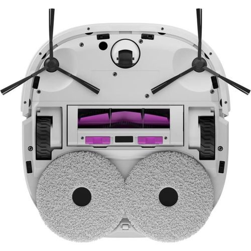 J12 Ultra - Robot Aspirateur Laveur Avec Station Automatique De Vidange - Serpilliere Rotative - Do