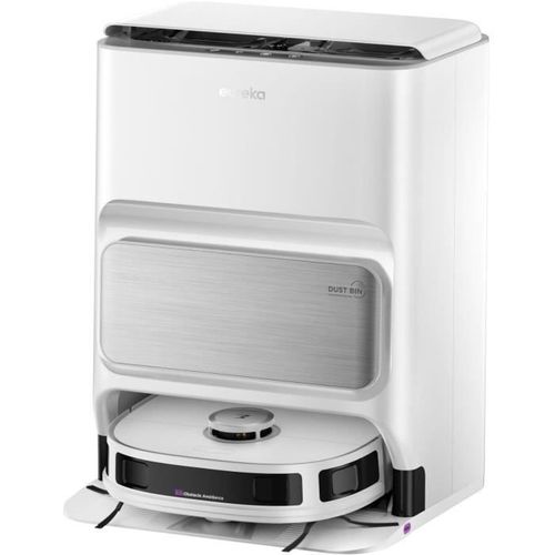 J12 Ultra - Robot Aspirateur Laveur Avec Station Automatique De Vidange - Serpilliere Rotative - Do