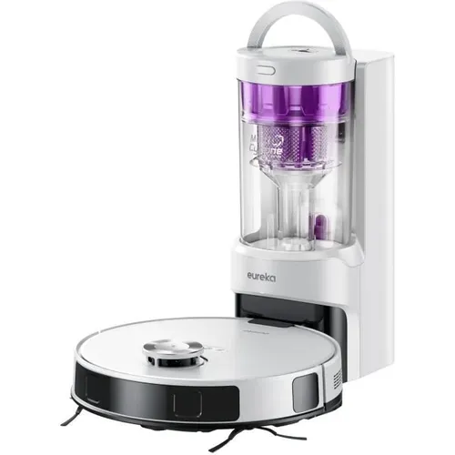 E20 Plus - Aspirateur Robot Avec Station De Vidange Automatique - 8000 Pa  - Anti Enchevetrement -