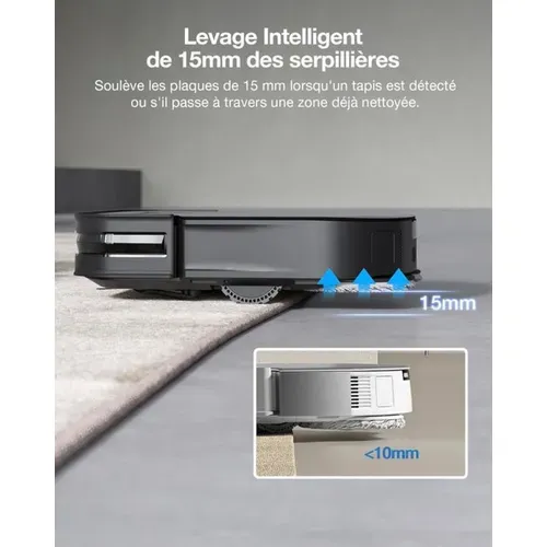 Deebot X2 Combo - Robot Aspirateur Laveur Avec Aspirateur à Main - 8700pa - Vidage Automatique Doub