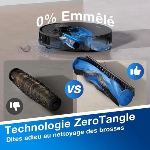 Aspirateur Robot Deebot N20 Pro Plus, Robot Aspirateur Laveur 8000pa Avec Vidange Automatique Pouss