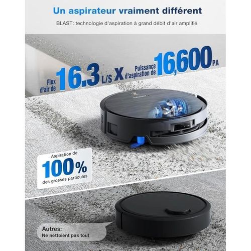 Deebot X9 Pro Omni Robot Aspirateur Laveur - 16600pa - Ultra-fin - Technologie Blast -Auto-nettoyage