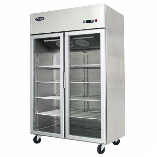 Frigo Professionnel Vitré 2 Portes - 900 Litres -