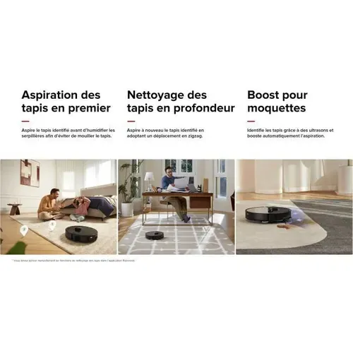 S8 Maxv Ultra Aspirateur Robot Laveur Avec Station Rockdock Ultra 8-en-1 - 10000pa - Brosse Latérale