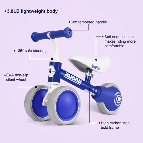 Interbaby Tricycle Bébé Évolutif 5 en 1 | Draisienne & Vélo 1-5 Ans (Gris) | Poignée Parentale Réglable, Ceinture de Sécurité EN71 | Transformable sans Outils | Léger 5,2 kg