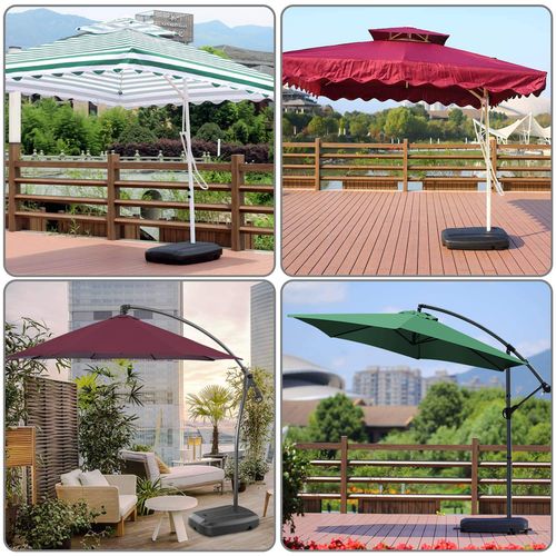 Dalle De Lestage Pied De Parasol Déporté Plastique à Remplir