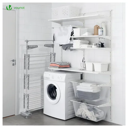 Séchoir A Linge Etendoir Pliable Ailes Pliables 3 Niveaux